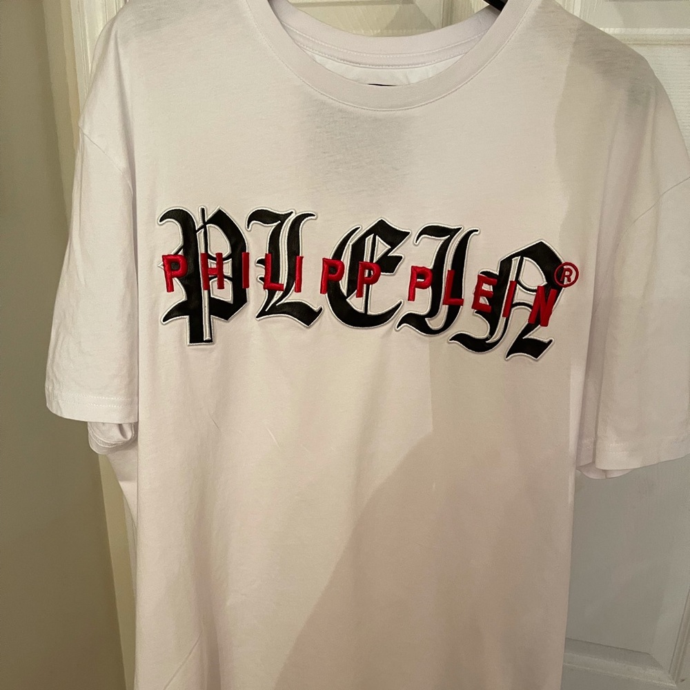 Gothic Phillip Plein plain cotton t shirt.